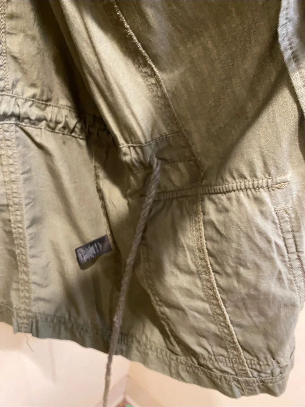 Express Olive Green Military Field Jacket Sz M